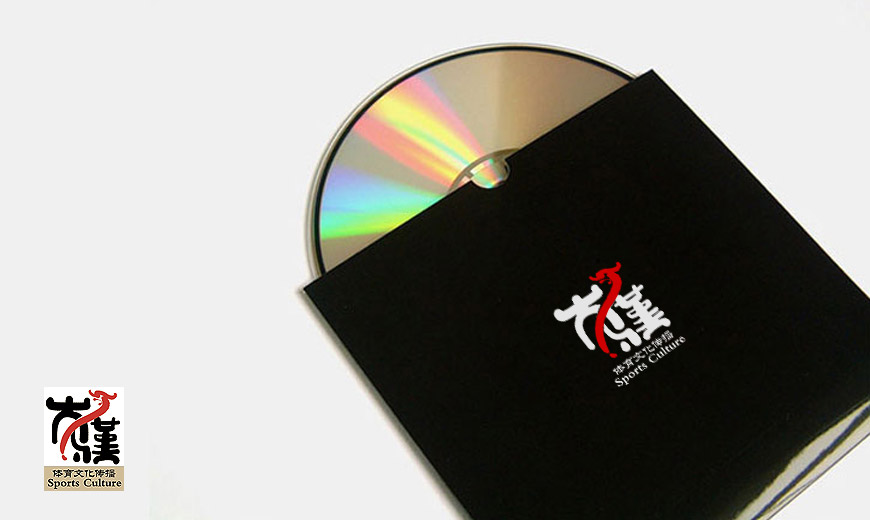 vi系統-安徽馬鞍山大漢體育文化傳播公司品牌標志在VI設計系統中光盤(pán)資料的應用規范