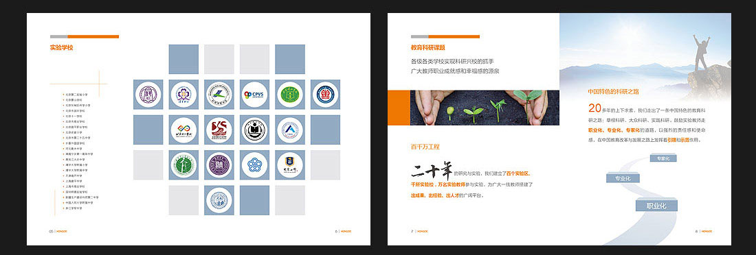 北京鴻德教育集團畫(huà)冊設計-4