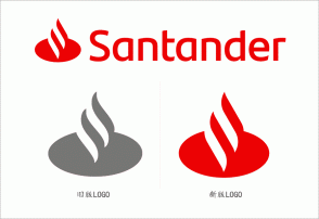 西班牙Santander銀行LOGO設計，改善用戶(hù)