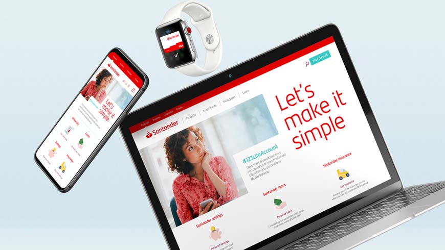西班牙Santander銀行LOGO設計，改善用戶(hù)體驗是王道-4