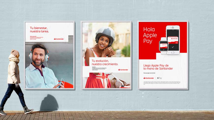 西班牙Santander銀行LOGO設計，改善用戶(hù)體驗是王道-5