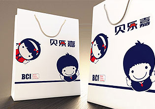 大連貝樂(lè )嘉嬰兒服飾品牌標志設計